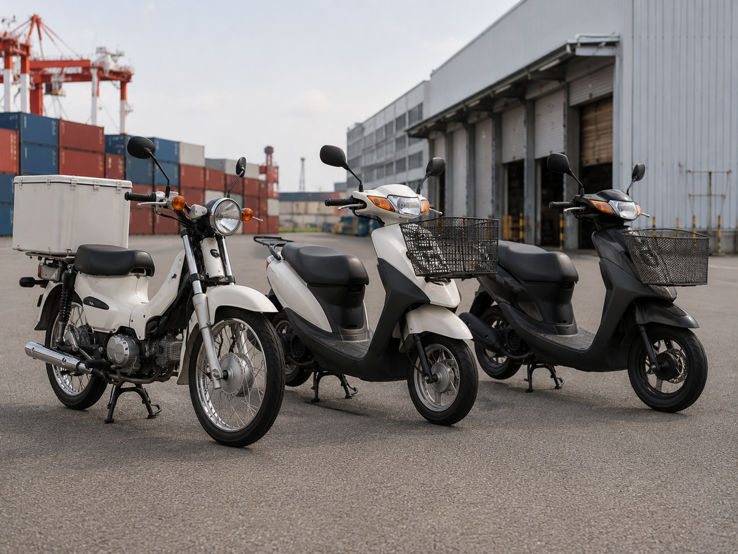 Business-use motorcycles from Japan